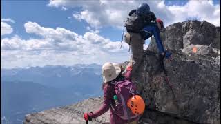 Cascade mountain hiking Banff AB Canada