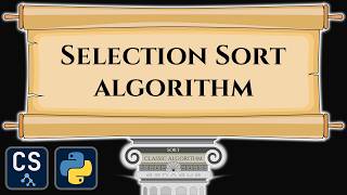 Selection Sort Algorithm Visualization | Step by Step Python Code Animation