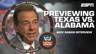 Nick Saban says Texas is an 'early season test' for Alabama | College GameDay