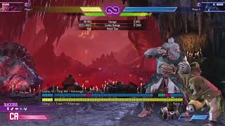 SF6 Samurai Akuma Evo combo setup recreated with a meaty demon added!