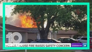 Pasco house fire raises neighborhood concern about access to hydrants
