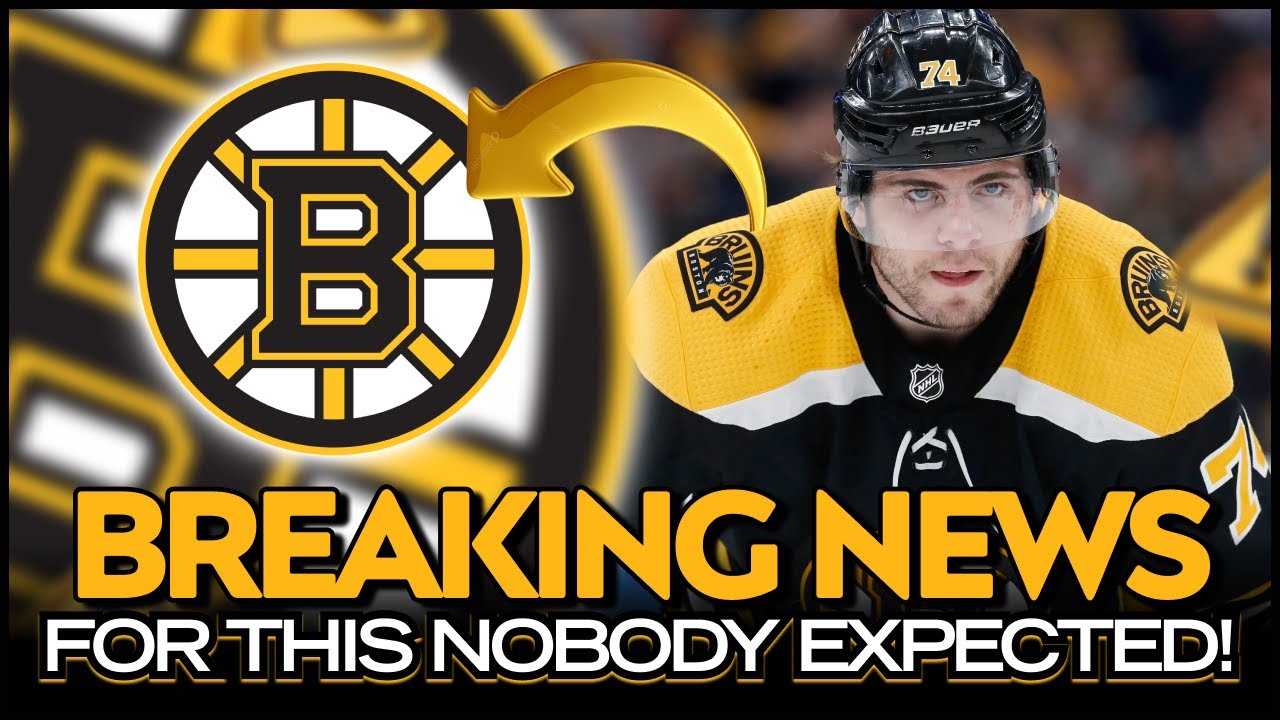 BREAKING: Are HUGE CHANGES Coming For The Bruins With THIS NEWS? BOSTON ...