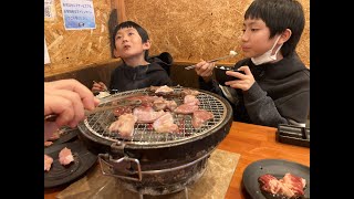 【12歳のお誕生日祝い🎉】③焼肉屋さんで食事をしたよ🍖 北海道旭川市✨ Asashikawa city in Hokkaido