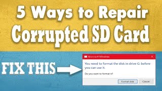 (5 Ways) How to Repair Corrupted Memory Card USB Drive and External Hard Disk