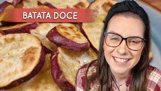 O MELHOR JEITO DE COMER BATATA DOCE, FÁCIL RÁPIDO E PRATICO!