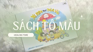 Sách Tô Màu XE KEM NGỌT MÙA HÈ - Healing Time