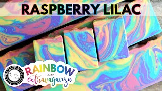 Raspberry Lilac Soap | RAINBOW EXTRAVAGANZA 2020 | MO River Soap