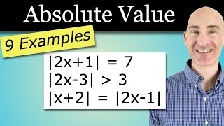 How to Solve Absolute Value Equations, Inequalities, 2 Absolute Values, Special Cases