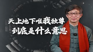 天上地下唯我独尊，到底是什么意思？这个“我”里藏着大智慧