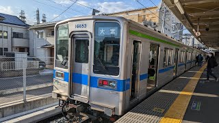 東武野田線10050系16653編成高柳駅入線シーン