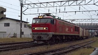 2021.10.16 貨物列車（3098列車）秋田駅到着 ※秋田駅約30分遅れ