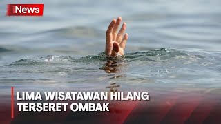 Lima Wisatawan Hilang Terseret Ombak di Pantai Batu Bintang, Pelabuhanratu
