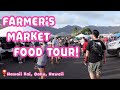 LOCAL FARMER'S MARKET FOOD TOUR! || [Hawaii Kai, Oahu] Supporting Local Vendors!