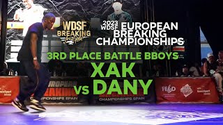 Xak vs Dany | 3RD PLACE | WDSF European Championships Breaking 2023