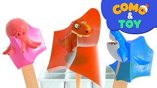 Como | Dinosaur in Ice cream + More Episodes 12min | Cartoon video for kids | Como Kids TV