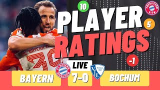 Harry Kane scores 3 as Bayern win 7-0!! - Bayern Munich 7-0 VfL Bochum - Bayern Player Ratings LIVE