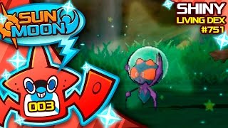 OMG! EPIC SHINY DEWPIDER! Quest For Shiny Living Dex #751 | Pokemon Sun and Moon Shiny #3