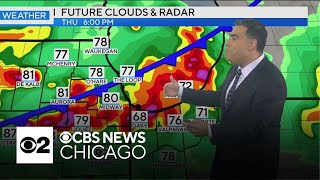 Chicago can expect rain on Thursday