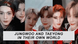 Jungwoo and Taeyong in their own world.