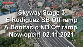 Skyway stage 3 - 2 new ramps open Feb 11, 2021