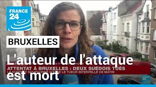Attentat de Bruxelles : l'auteur de l'attaque est mort • FRANCE 24