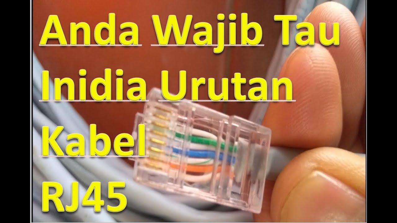 Cara Crimping Kabel LAN | UTP | Rj45 | CCTV - YouTube