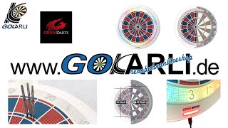 Gran Darts GranBoard 132 Smart Dartboard BT4.0 Weltneuheit Elektronische Dartscheibe 2 Loch Segmente