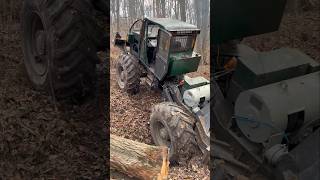 Work forest🌲Beautiful Tractors #power #tractor #forestfarming #farming #woodworking