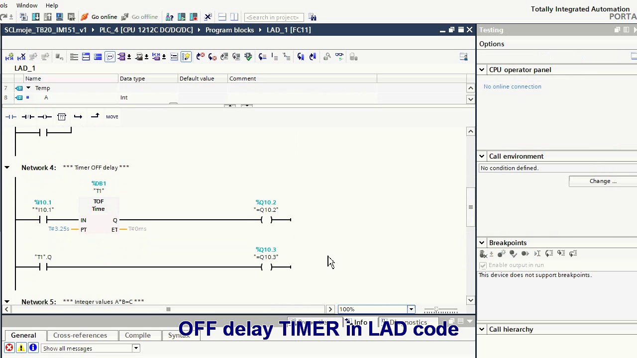 TIA Portal SCL Programování PLC Simatic, část 1 / TIA Portal SCL ...