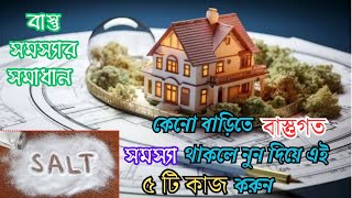 বাড়িতে বাস্তুগত সমস্যা থাকলে নুন দিয়ে এই ৫টি কাজ করুন । বাস্তু টিপস্ । Vastu Tips । নুনের উপকারীতা