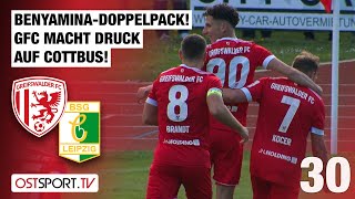 Dank Benyamina! GFC macht Druck auf Cottbus: Greifswalder FC - Chemie Leipzig | Regionalliga Nordost