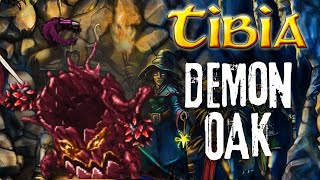 Old Tibia - Demon Oak Quest - SOLO MS 130 [ NOSTALTHER ] #tibia