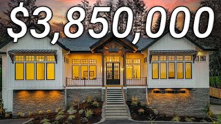 TOUR a $3.55M 2017 Street Of Dreams Luxury Home In Happy Valley | Oregon Real Estate