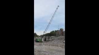 Sennebogen 690 HD dragline with wrecking ball - RBI