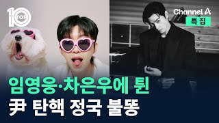 임영웅·차은우에 튄 尹 탄핵 정국 불똥 / 채널A / 특집 뉴스 TOP10