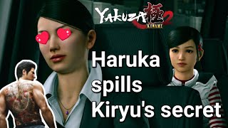 Haruka reveals to Sayama how Kiryu feels about her - YAKUZA KIWAMI 2