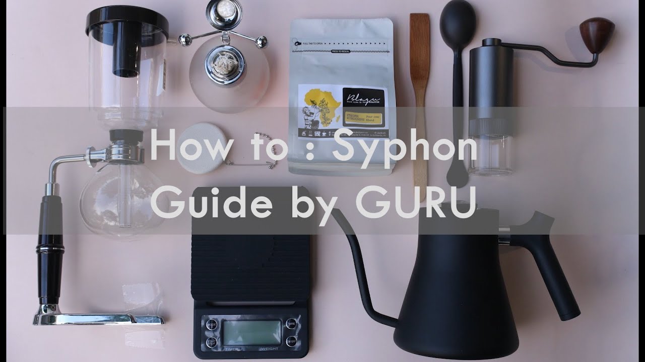How To Brew Coffee With Syphon Youtube