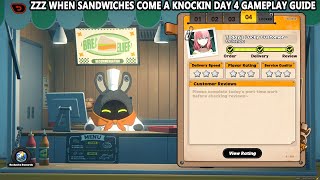 Zenless Zone Zero When Sandwiches Come A Knockin : New 1.3 Event Day 4 Gameplay Guide