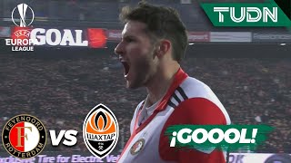 ¡EL ÍDOLO DE ROTTERDAM! Gol de Santi | Feyenoord 1-0 Shakhtar | UEFA Europa League 22/23 | TUDN