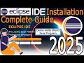 How to install Eclipse IDE 2024-12 on Windows 10/11 with Java JDK 23 [ 2025 Update ] Java Developers