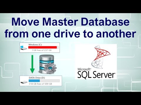 Move Master Database from one drive to another in SQL server Ms SQL