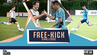 🎯 Del Piero vs. Di Maria Free-Kick Challenge! | Feat. BLR House | Juventus On The Road