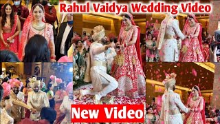 Rahul Vaidya Wedding Video Rahul Vaidya weds Disha Parmar Rahul Vaidya marriage video Aly Goni