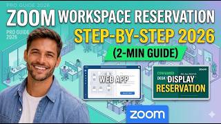 Zoom Workspace Reservation in Zoom Web App Step by Step 2026 2 Min Guide