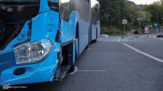 Motorradfahrer kollidiert frontal mit Linienbus und wird tödlich verletzt | 17.07.2020