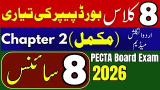 Class 8 Science | Chapter 2 (Part 3 – Complete) | Reflex Action | Board / PECTA Exam 2026