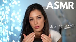 ASMR Massaging your brain and deep in your ears | eye contact 30 mins