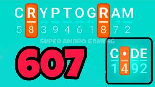 CRYPTOGRAM 607