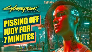 PISSING OFF JUDY FOR 7 MINUTES STRAIGHT - CYBERPUNK 2077 | PS5