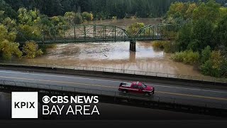 Russian River reaches flood stage as North Bay receives record rain during atmospheric river